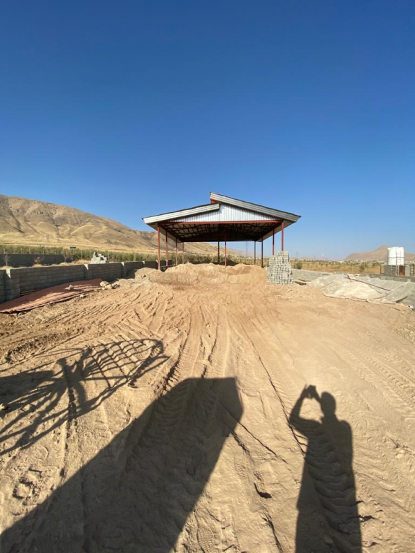 مرحله چهارم: اجرای اسکلت و سقف