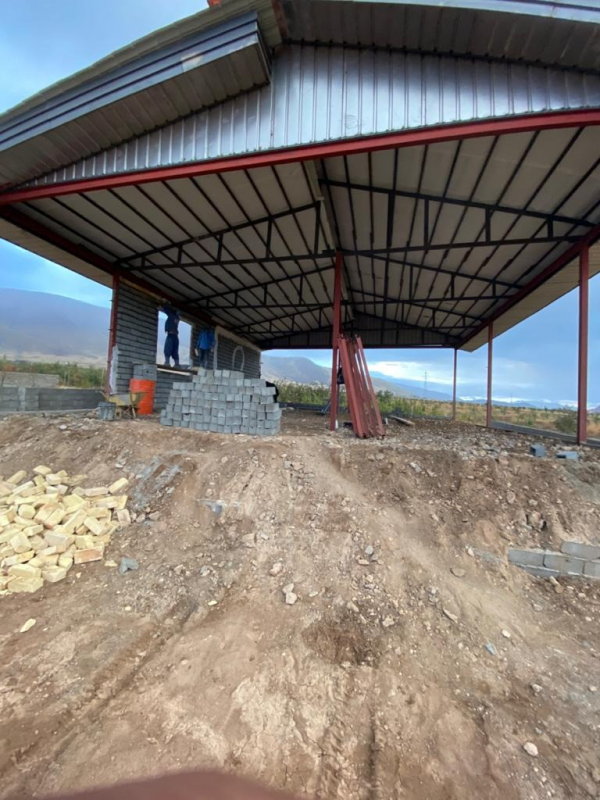 مرحله ششم: دیوارچینی محیطی و دیوار چینی اتاق ها مرحله ششم: دیوارچینی محیطی و دیوار چینی اتاق ها