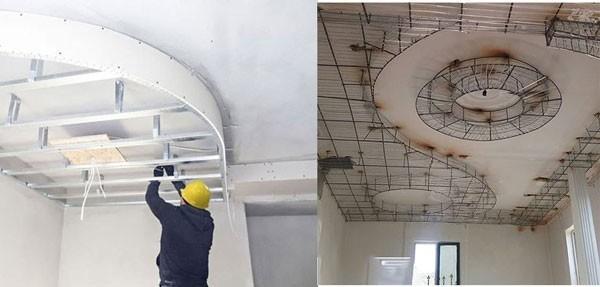 مقایسه سقف های کاذب کناف با رابیتس